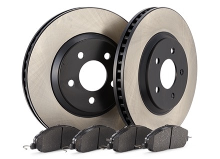 TR Select Kits Akebono ProAct Ceramic Pads & Centric 125 Series Rotors