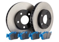 TR Select Kits Hawk Blue 9012 Pads & Centric 120 Series Rotors