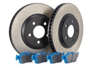 TR Select Kits Hawk Blue 9012 Pads & Centric 125 Series Rotors