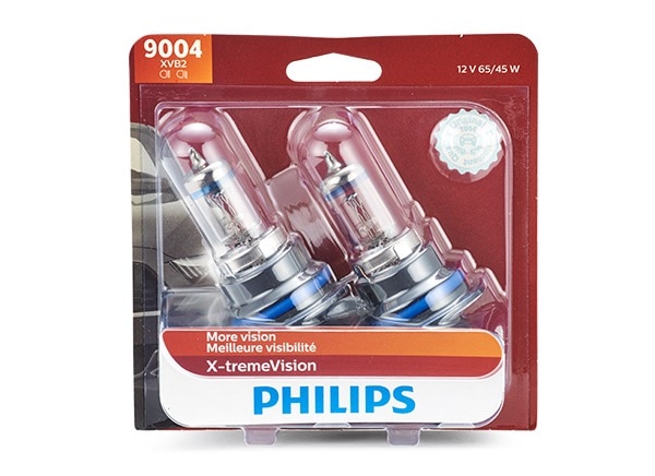Philips 9004/HB1 X-tremeVisionBulbs 9004XVB2