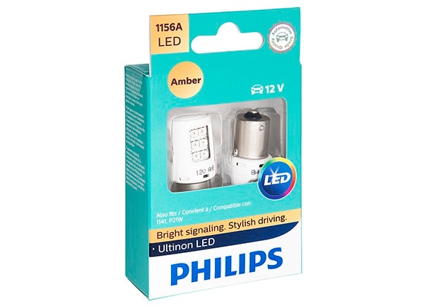 Philips 1156 Ultinon LED - Amber 1156AULAX2