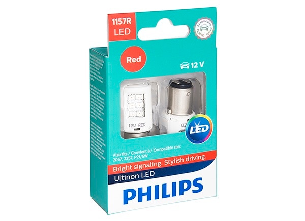 Philips 1157 Ultinon LED - Red 1157RULRX2