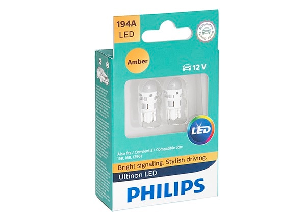 Philips 194 Ultinon LED - Amber 194AULAX2