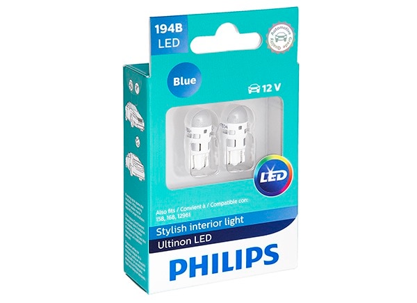 Philips 194 Ultinon LED - Blue 194BULBX2