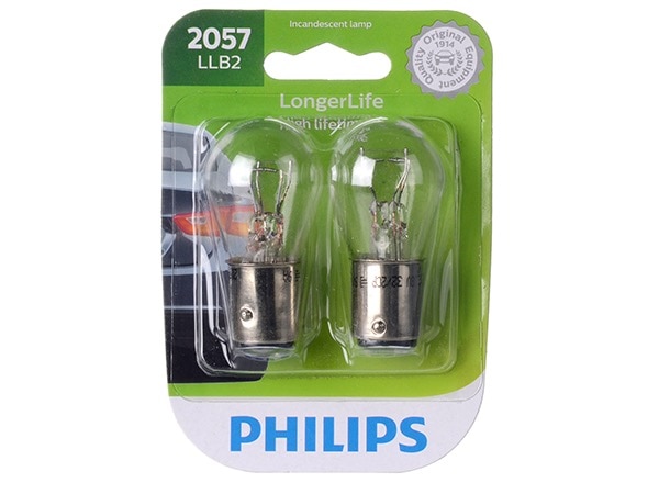 Philips 2057 LongerLife Bulbs 2057LLB2