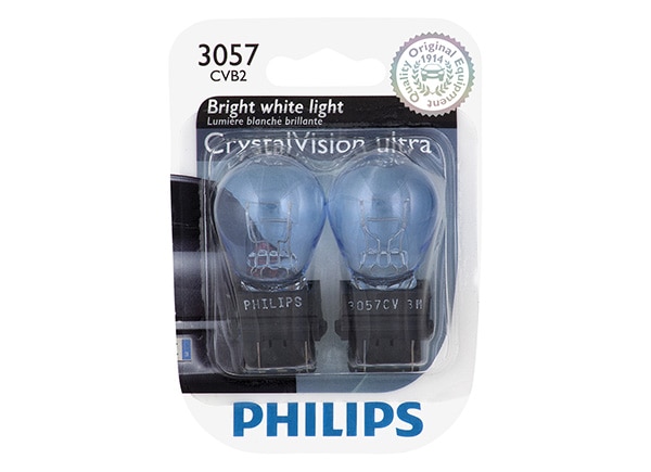 Philips 3057 CrystalVision Ultra Bulbs 3057CVB2