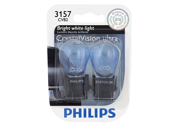 Philips 3157 CrystalVision Ultra Bulbs 3157CVB2