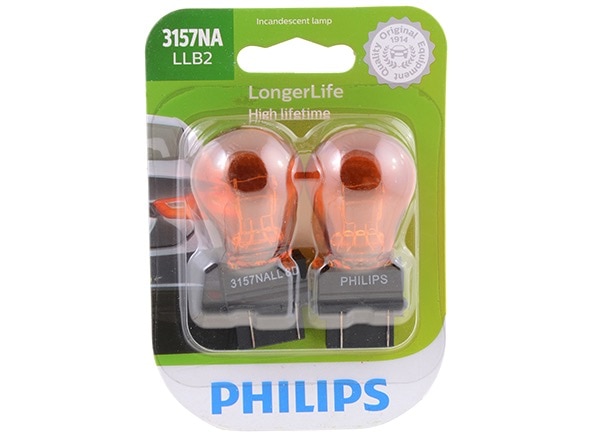 Philips 3157NA LongerLife Bulbs 3157NALLB2