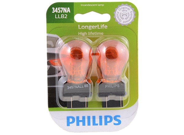 Philips 3457NA LongerLife Bulbs 3457NALLB2
