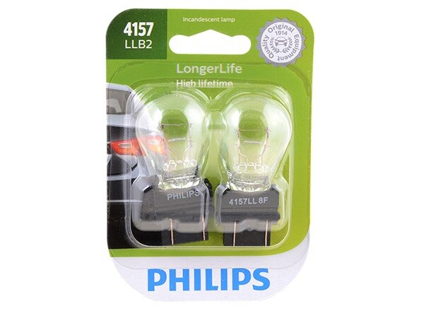 Philips 4157 LongerLife Bulbs 4157LLB2