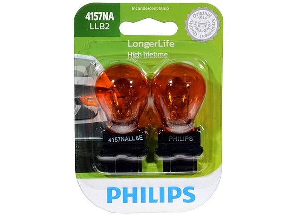 Philips 4157NA LongerLife Bulbs 4157NALLB2