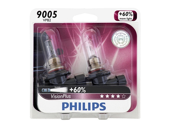 Philips 9005/HB3 VisionPlus Bulbs 9005VPB2