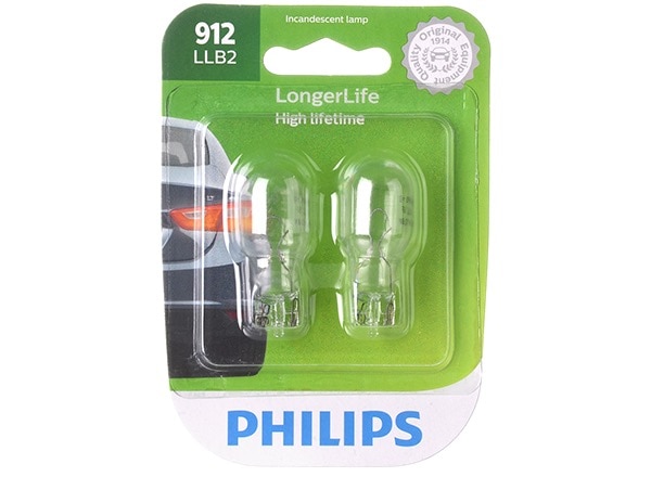 Philips 912 LongerLife Bulbs 912LLB2
