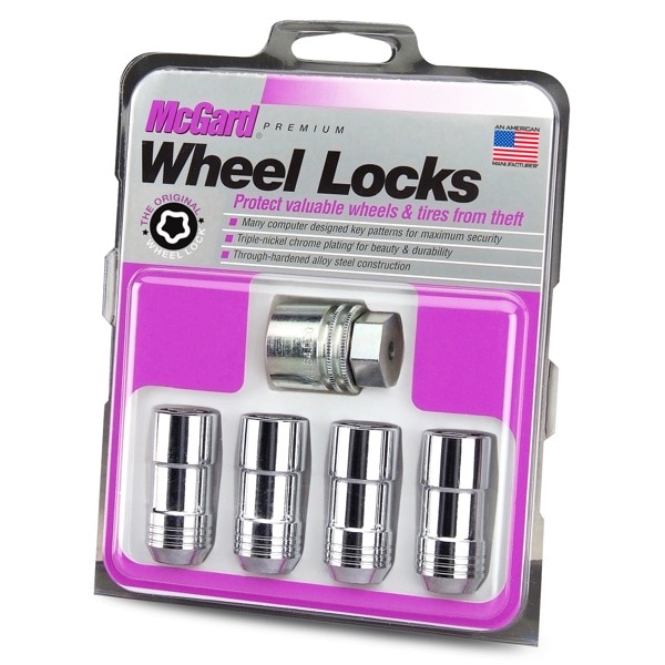 24160 Chrome Cone Seat Wheel Lock Set M12x1.75 24160