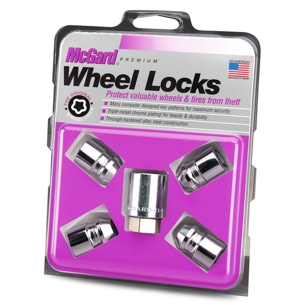 24196 Chrome Cone Seat Wheel Lock Set M12x1.5 24196