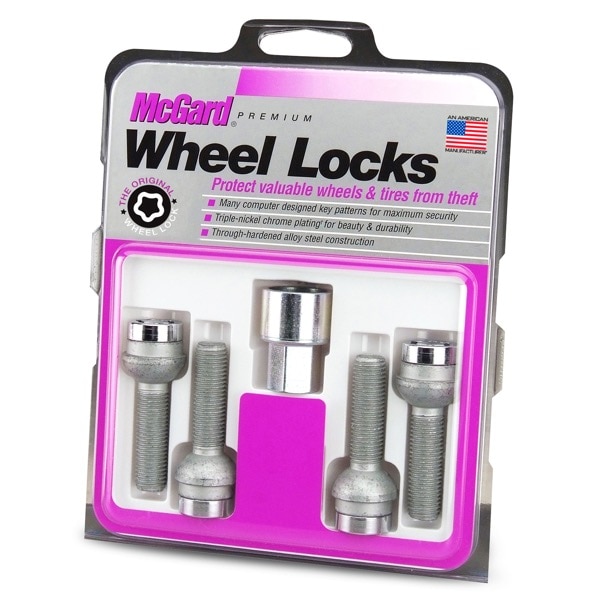 28018 Chrome Bolt Style Radius Seat Lock Set M14x1.5 28018