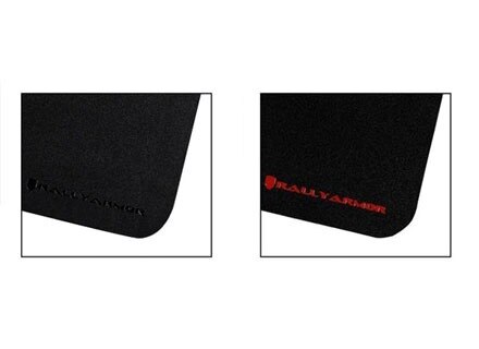 thumbnail image 2 of Rally Armor Basic Black Mud Flaps With Red Logo - Universal Fit Protection Against Road Debris 2 of 14