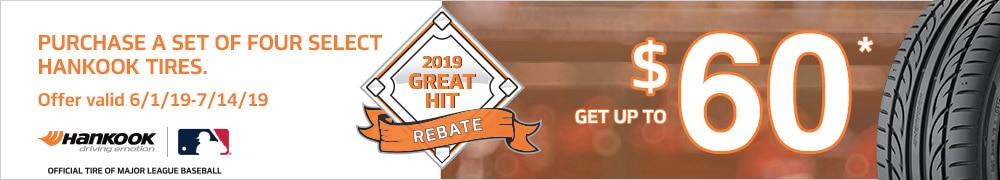 Get Up to a $60 Hankook Prepaid Mastercard® Card. Great Hit!