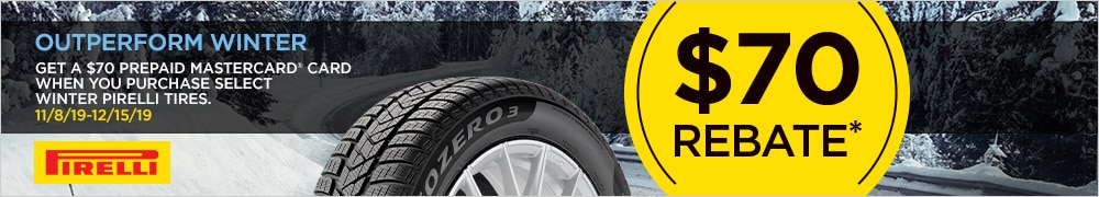 Pirelli: Get $70 by Mail-in Rebate