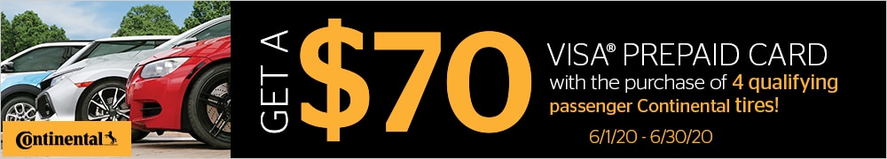 Continental: Get a $70 Visa® Prepaid Card