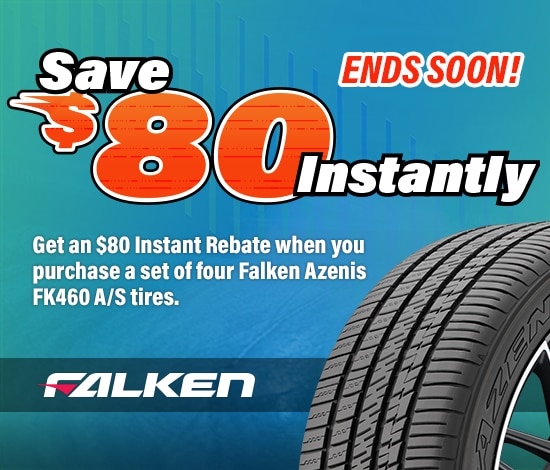 Falken: Get an $80 Instant Rebate