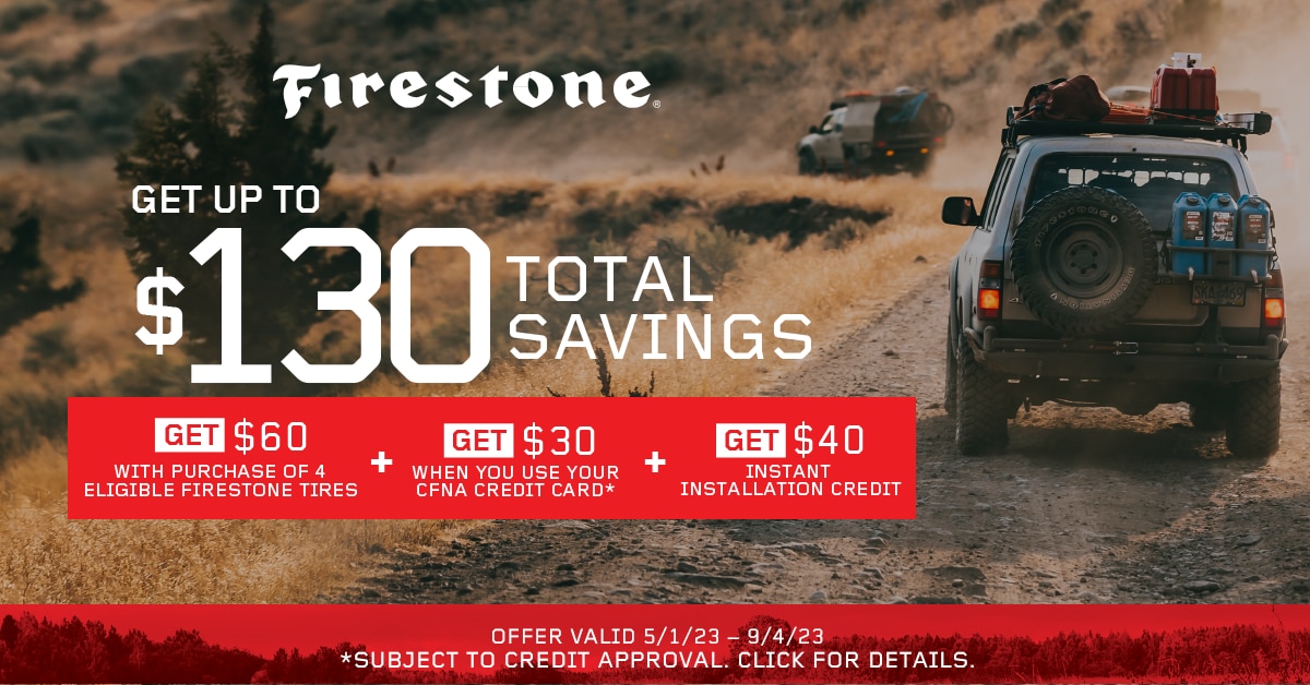 Get 60 Back by Mail from Firestone Terms & Conditions