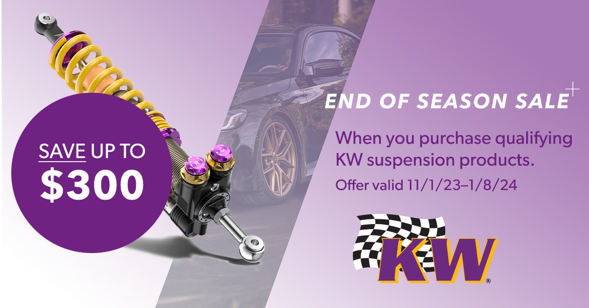 Get Up to 300 Back from KW Suspension