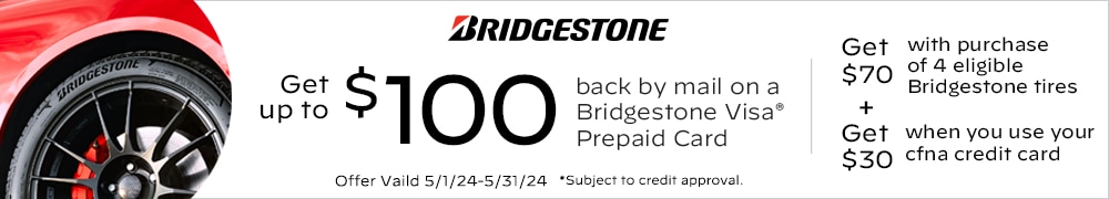 Bridgestone: Get $70 Back by Mail