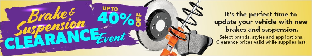 Brake & Suspension Clearance Event