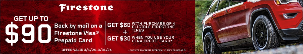 Firestone: Get $60 Back by Mail