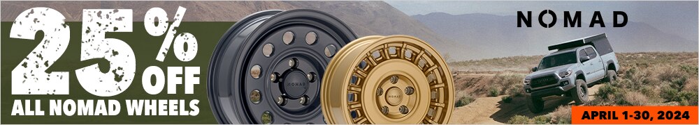 25% Off All Nomad Wheels