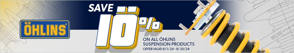 Save 10% on All Öhlins Suspension Products
