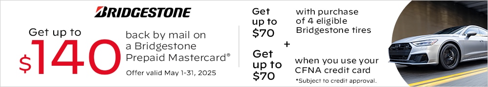 Bridgestone: Get $70 Back by Mail