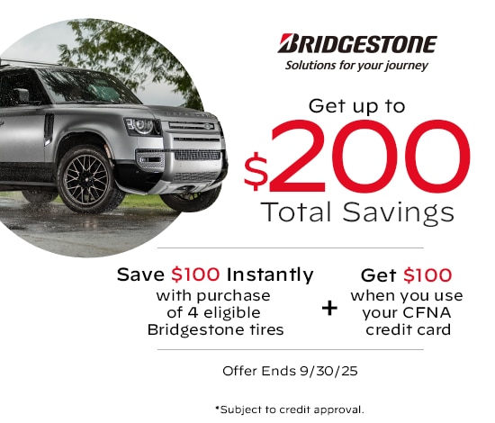 Bridgestone: Get Up to $200 Total Savings