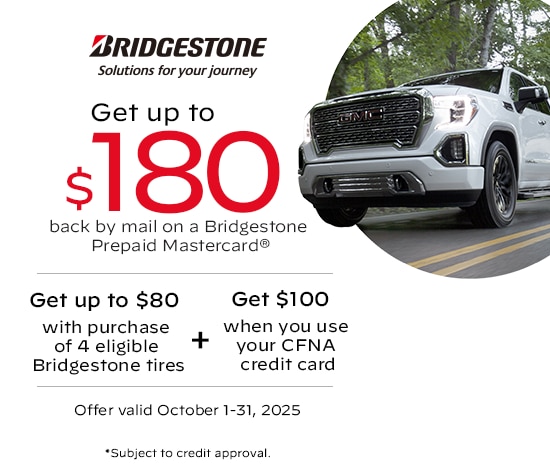 Bridgestone: Get Up to $80 Back by Mail