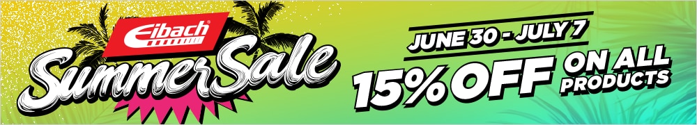 Eibach Summer Sale: Save 15% 