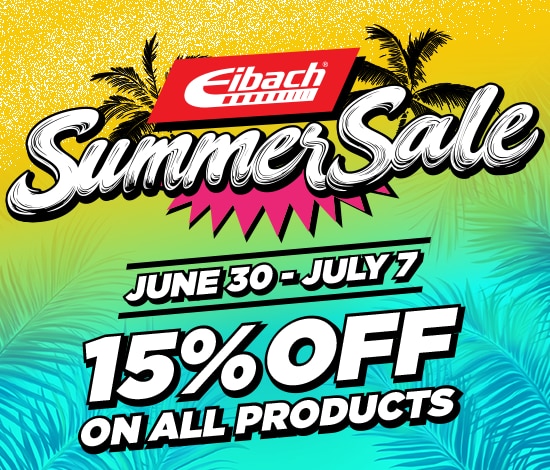 Eibach Summer Sale: Save 15% 