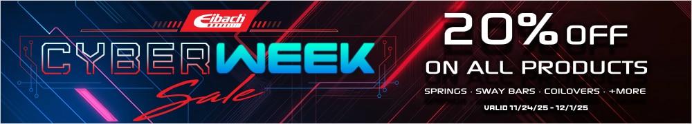 Eibach Cyber Week Sale: Save 20%