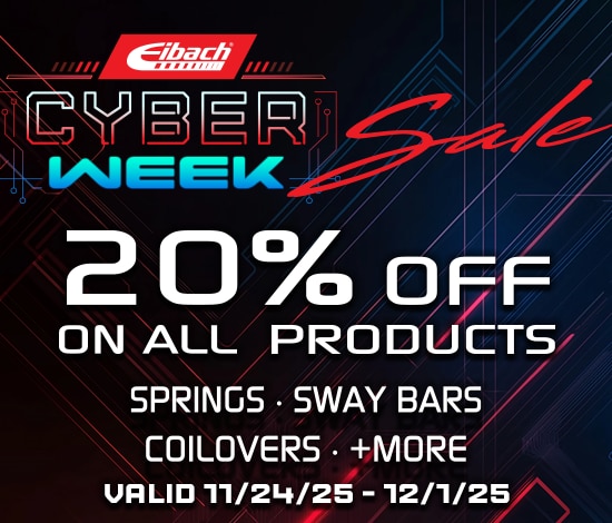 Eibach Cyber Week Sale: Save 20%