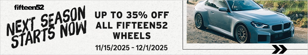 Save Up to 35% on All Fifteen52 Wheels