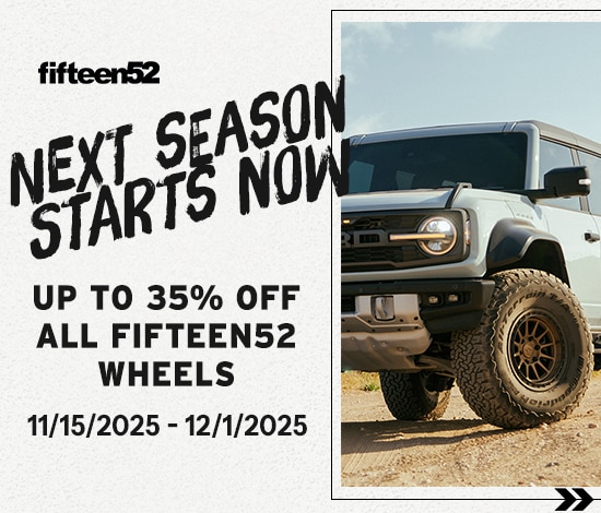 Save Up to 35% on All Fifteen52 Wheels