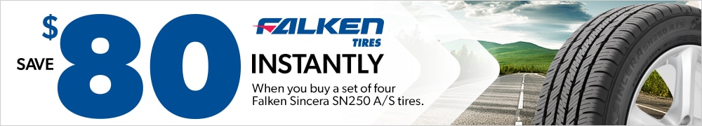 Buy 4 Falken Sincera SN250 A/S Tires, Save $80 Instantly