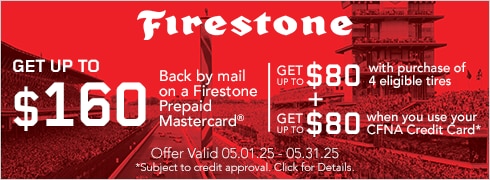 Firestone: Get Up to $80 Back by Mail