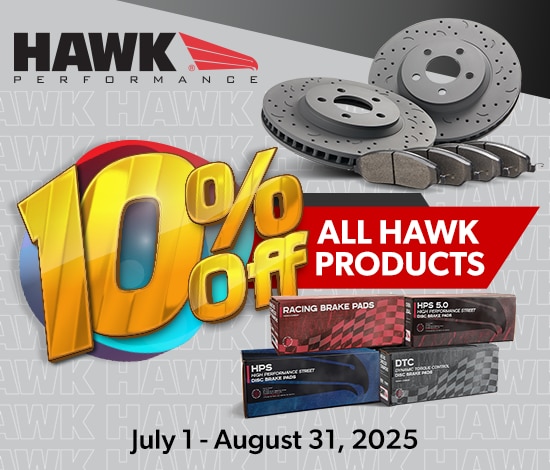 Save 10% on All Hawk Products