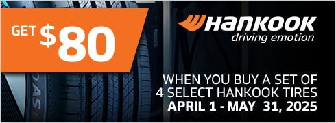 Buy a set of 4 and get an $80 Prepaid Mastercard via online rebate.