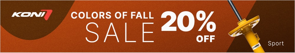 KONI Colors of Fall Sale: Save 20%