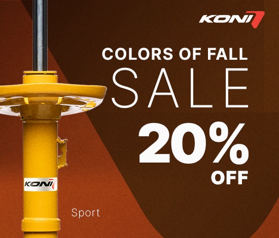 KONI Colors of Fall Sale: Save 20%