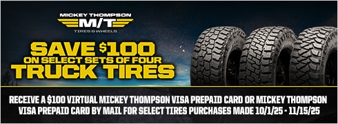 Buy a set of four and get a $100 Reward