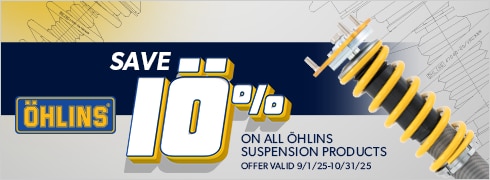 Save 10% on All Öhlins Suspension Products