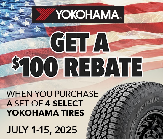 Yokohama: Get a $100 Rebate